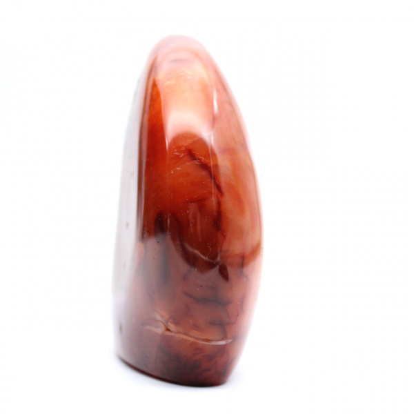 Gepolijste Madagaskar Carneool - Grote decoratieve steen (natuurlijk ornament)