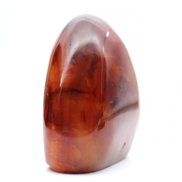 Gepolijst Carneool Ornament Madagaskar - Rood-Oranje Verzamelaarsexemplaar (Natuursteen)