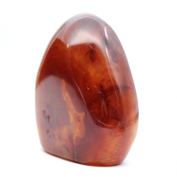 Gepolijst Carneool Ornament Madagaskar - Rood-Oranje Verzamelaarsexemplaar (Natuursteen)
