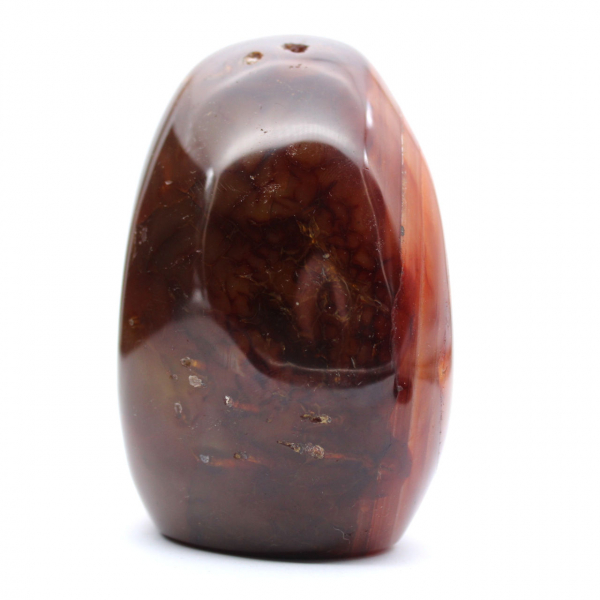 Gepolijste Madagaskar Carneool - Natuursteen Ideaal voor Decoratie en Verzameling (Ornament)