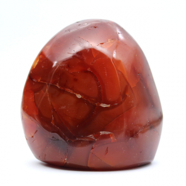 Gepolijste Madagaskar Carneool - Kleine natuursteen voor verzameling en decoratie