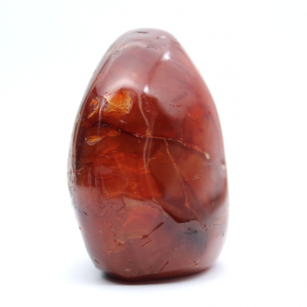 Gepolijste Madagaskar Carneool - Kleine natuursteen voor verzameling en decoratie