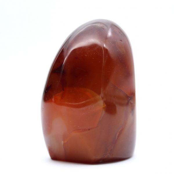 Gepolijste Carneool Compact Ornament - Authentieke Mineraal Madagaskar (370g)