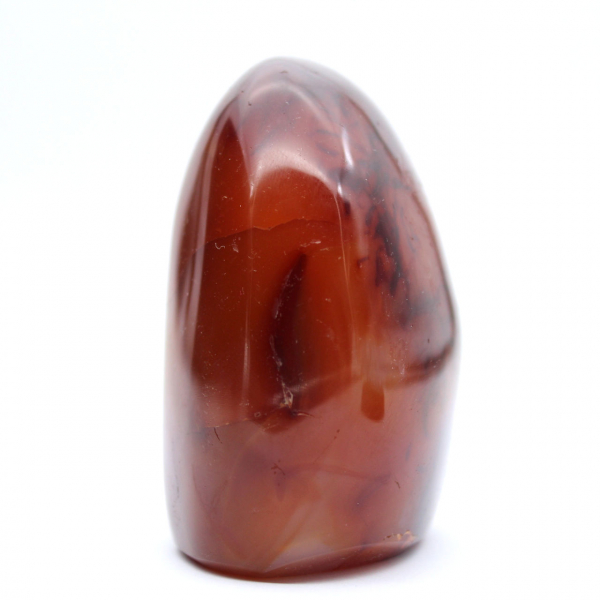 Gepolijste Carneool Compact Ornament - Authentieke Mineraal Madagaskar (370g)