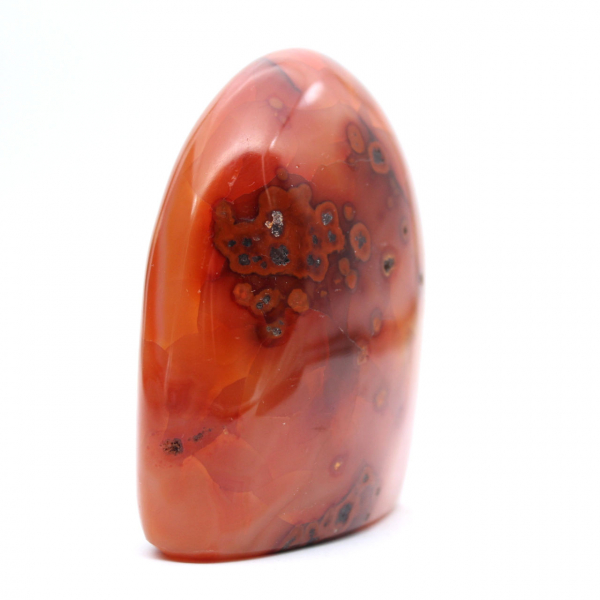Klein gepolijst carneool exemplaar - authentiek mineraal ornament uit Madagaskar
