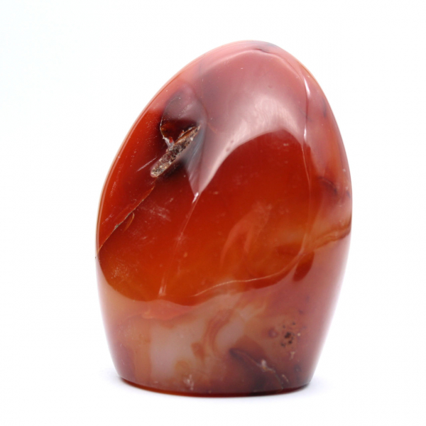 Gepolijste carneool klein ornament - natuurlijke verzamelsteen (Madagaskar)