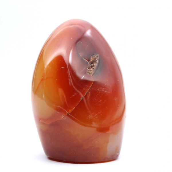 Gepolijste carneool klein ornament - natuurlijke verzamelsteen (Madagaskar)