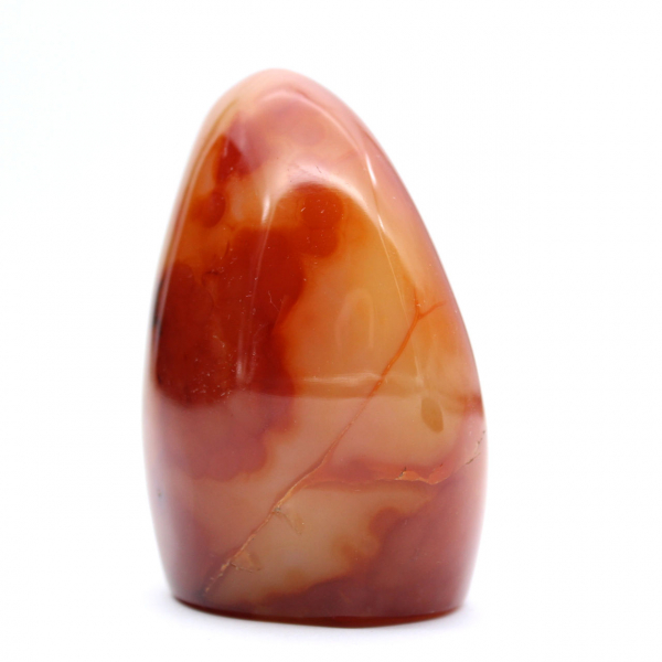 Gepolijste carneool klein ornament - natuurlijke verzamelsteen (Madagaskar)