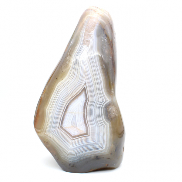 Gepolijste natuurlijke carneool, groot mineraal ornament uit Madagaskar