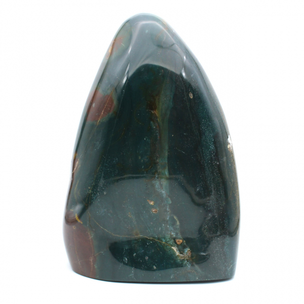 Gepolijste groene jaspis, massief ornament, natuursteen, Madagaskar