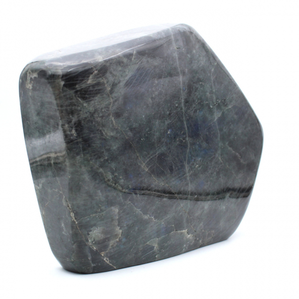 Gepolijste labradoriet, XXL mineraal ornament, verzamelobject, Madagaskar