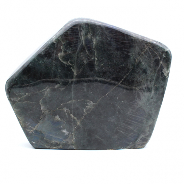 Gepolijste labradoriet, XXL mineraal ornament, verzamelobject, Madagaskar