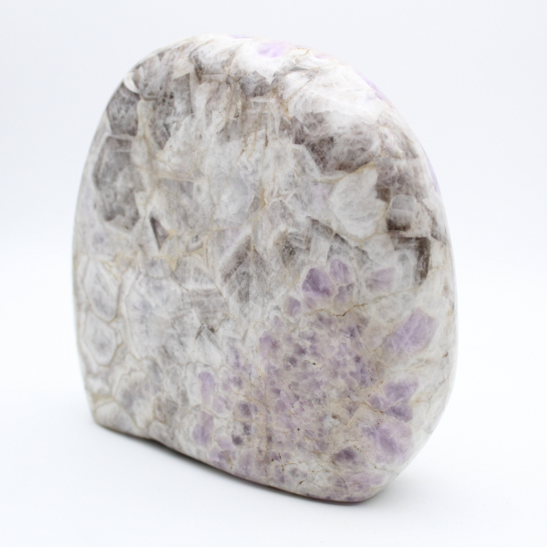 Gepolijste amethist, decoratieve natuursteen, groot exemplaar, Madagaskar