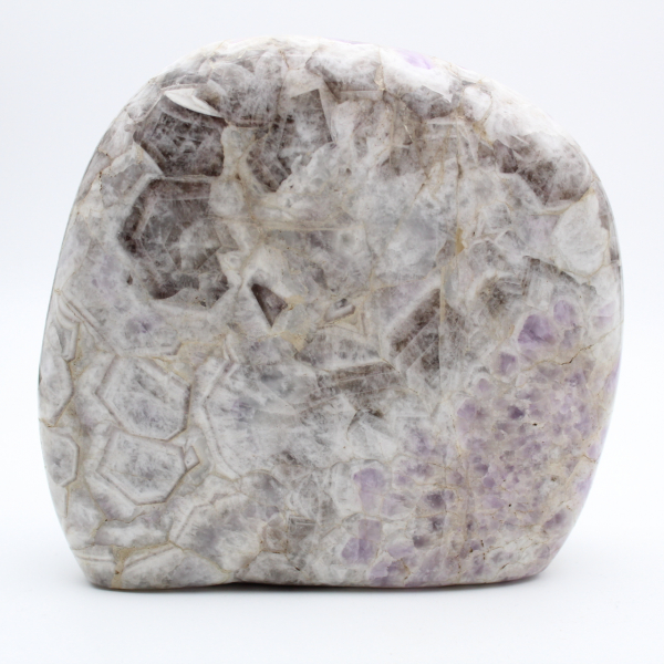 Gepolijste amethist, decoratieve natuursteen, groot exemplaar, Madagaskar