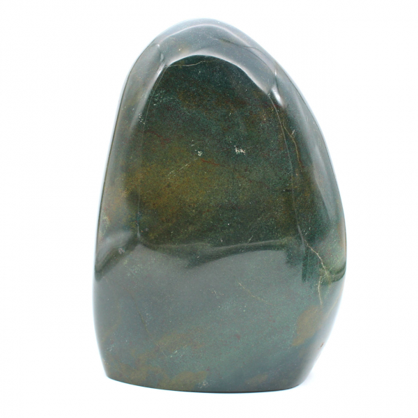 Gepolijste groene jaspis, grote decoratieve steen, Madagaskar