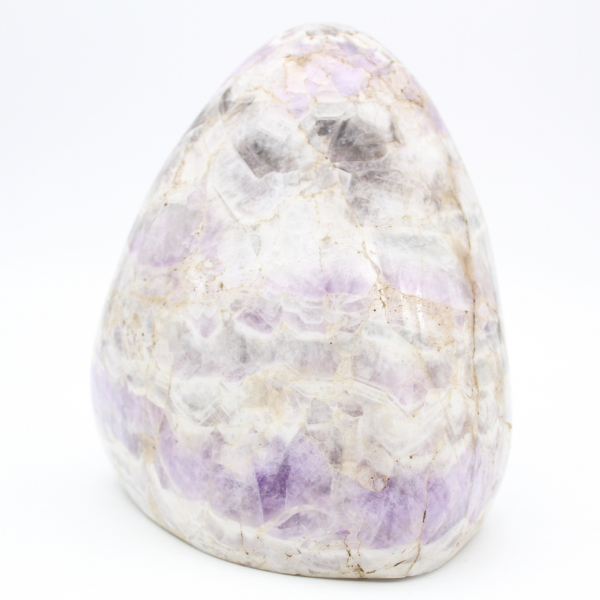 Gepolijste amethist, groot formaat, Madagaskar, verzamelobject met stenen ornament