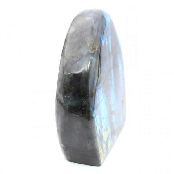 Gepolijste labradoriet, groot mineraal ornament, verzamelobject, Madagaskar