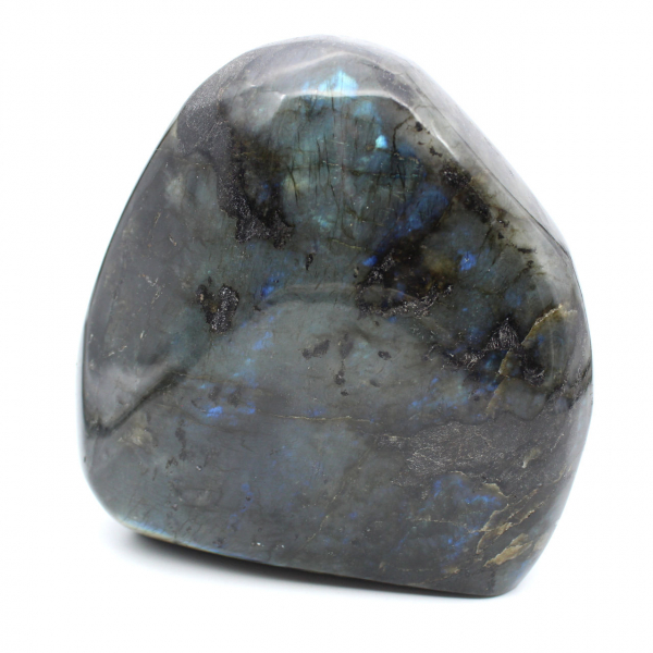 Gepolijste labradoriet, groot mineraal ornament, verzamelobject, Madagaskar