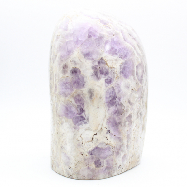 Grote gepolijste amethist, prestigieus mineraal ornament, Madagaskar
