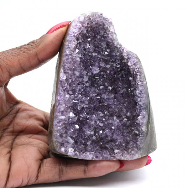 Amethist Brazilië: Mini-geode voor decoratie en wetenschap