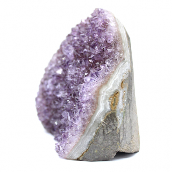 Natuurlijke amethist uit Brazilië: elegante kleine geode