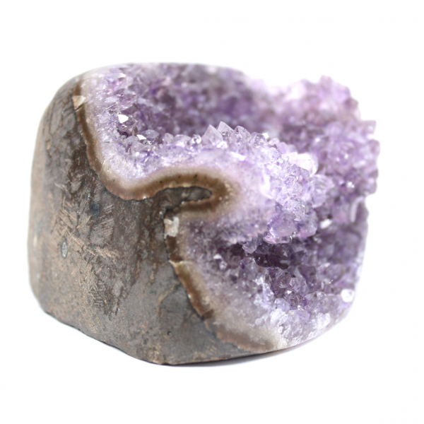 Braziliaanse amethistgeode: decoratie en mineralogie