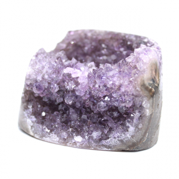 Braziliaanse amethistgeode: decoratie en mineralogie