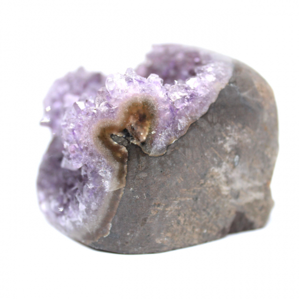 Braziliaanse amethistgeode: decoratie en mineralogie