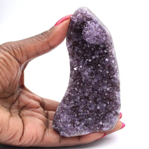 Braziliaanse amethist: kleine geode voor esthetiek