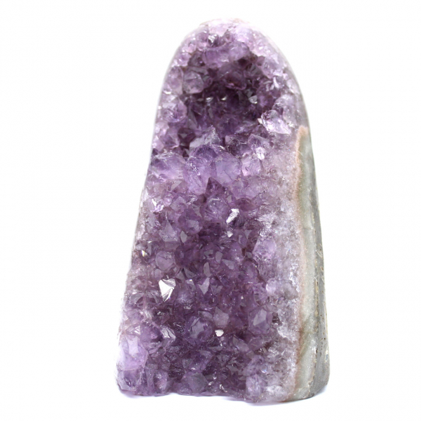 Braziliaanse amethist druse: minerale interieurdecoratie