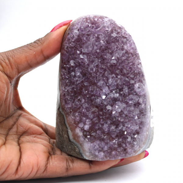 Amethist Brazilië: Geode Kristal Verzamelstuk