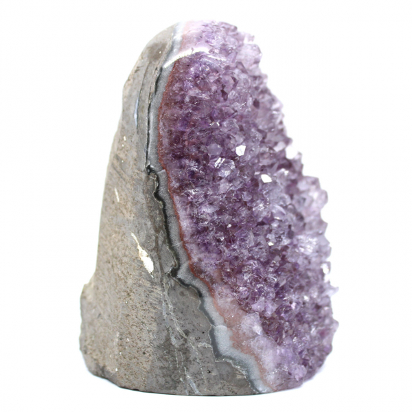 Amethist Brazilië: Geode Kristal Verzamelstuk