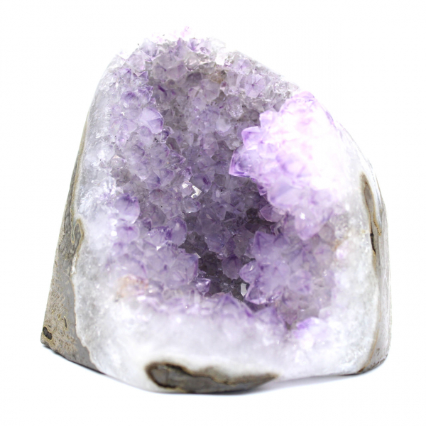 Kleine authentieke amethistgeode uit Brazilië