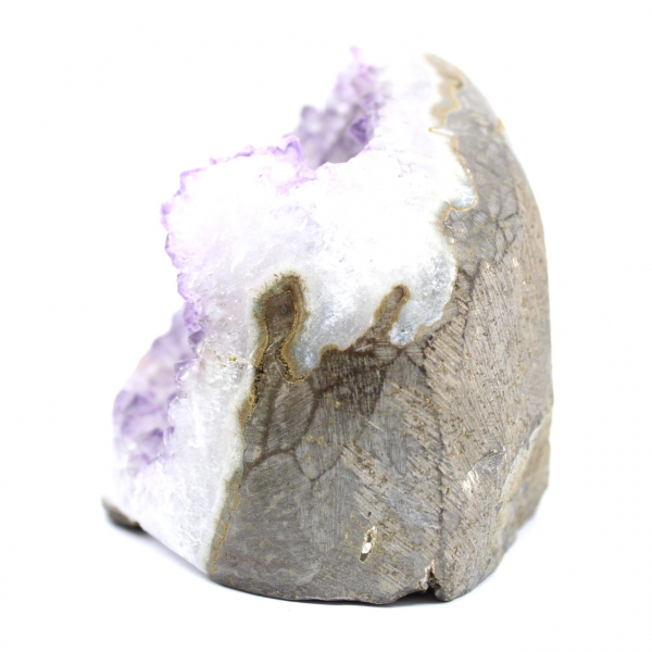 Kleine authentieke amethistgeode uit Brazilië