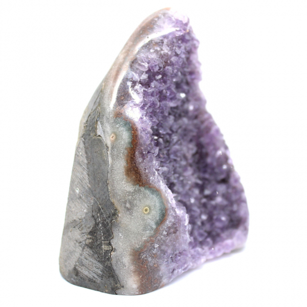 Amethist Brazilië: Geode-exemplaar voor verzameling