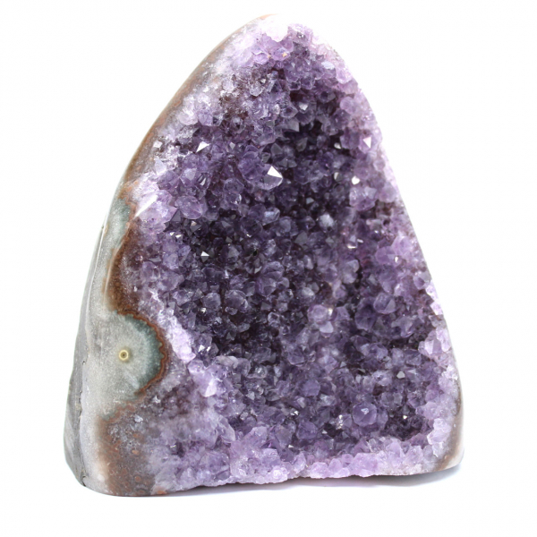 Amethist Brazilië: Geode-exemplaar voor verzameling