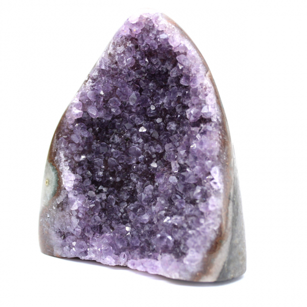 Amethist Brazilië: Geode-exemplaar voor verzameling