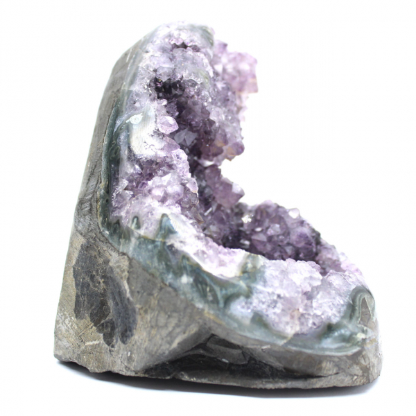 Braziliaans amethist exemplaar – Geometrische schoonheid en puurheid