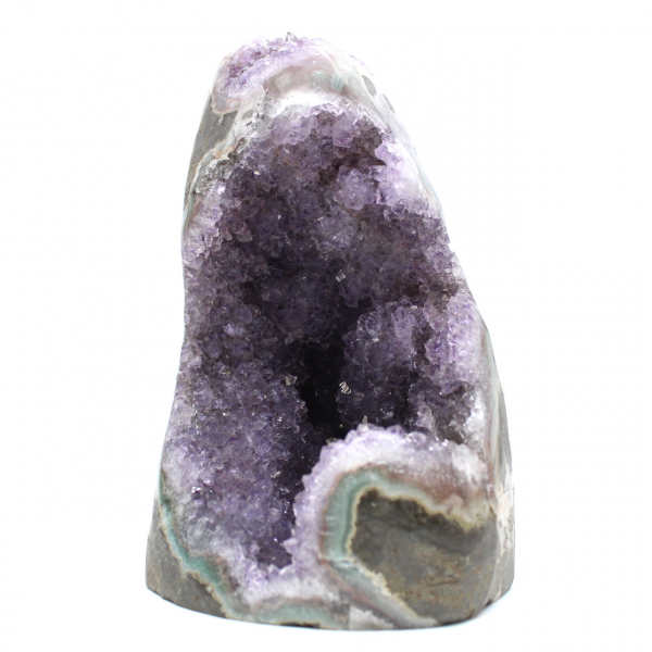 Amethist geode Brazilië, gereduceerd formaat