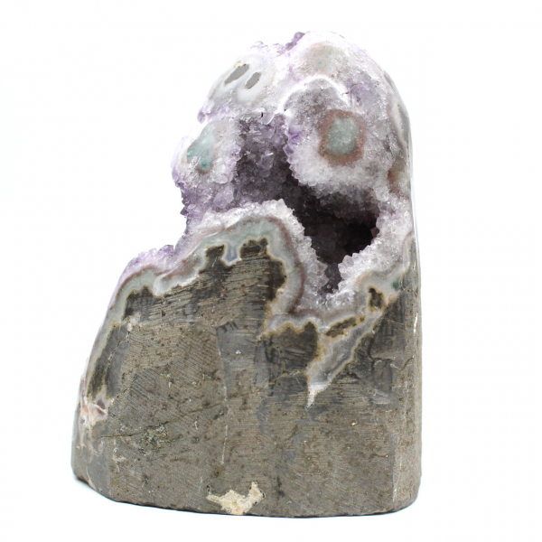 Amethist geode Brazilië, gereduceerd formaat