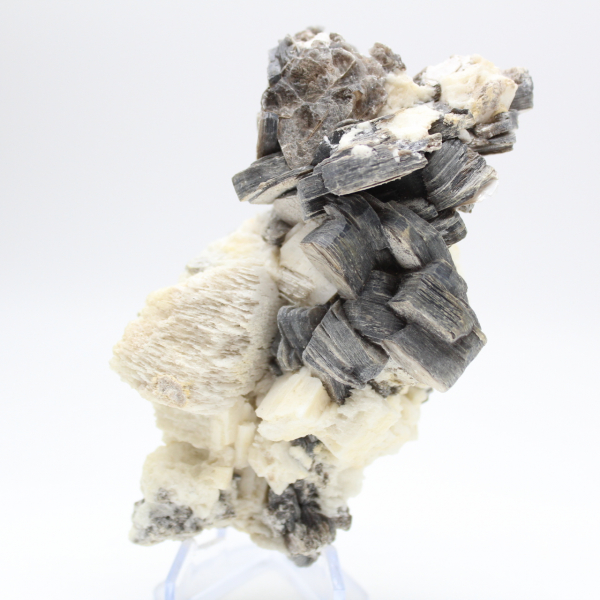 Gekristalliseerde mica op witte kwarts uit Afghanistan