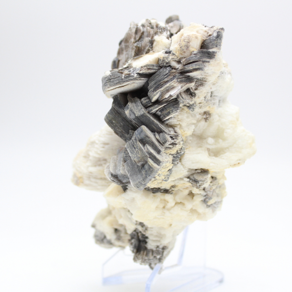 Gekristalliseerde mica op witte kwarts uit Afghanistan