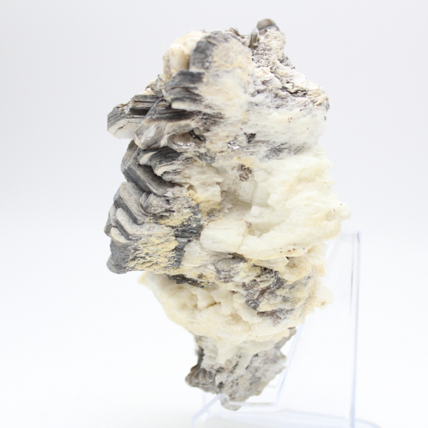 Gekristalliseerde mica op witte kwarts uit Afghanistan