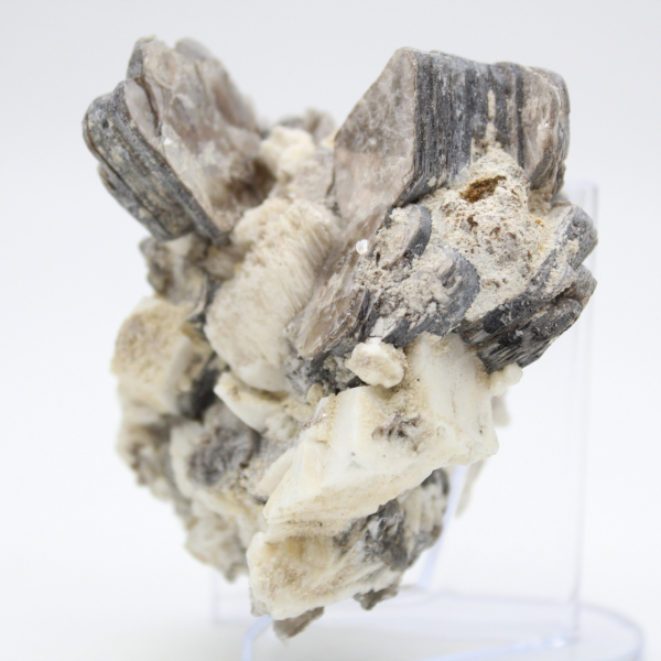 Witte kwarts met natuurlijke Afghaanse mica