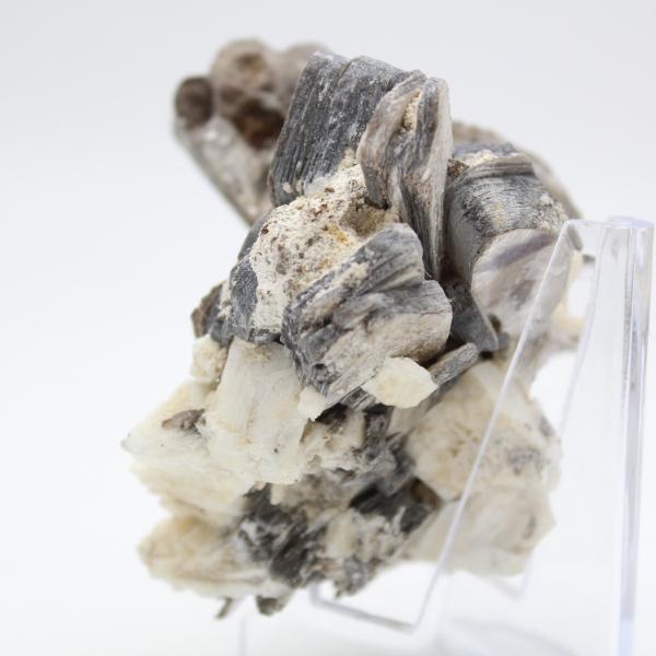 Witte kwarts met natuurlijke Afghaanse mica