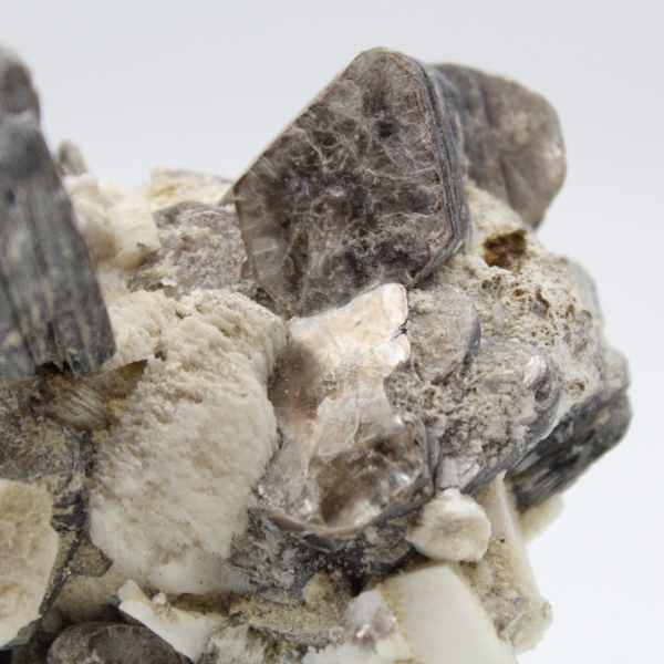 Witte kwarts met natuurlijke Afghaanse mica