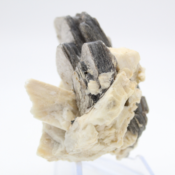 Mica op compacte Afghaanse witte kwarts