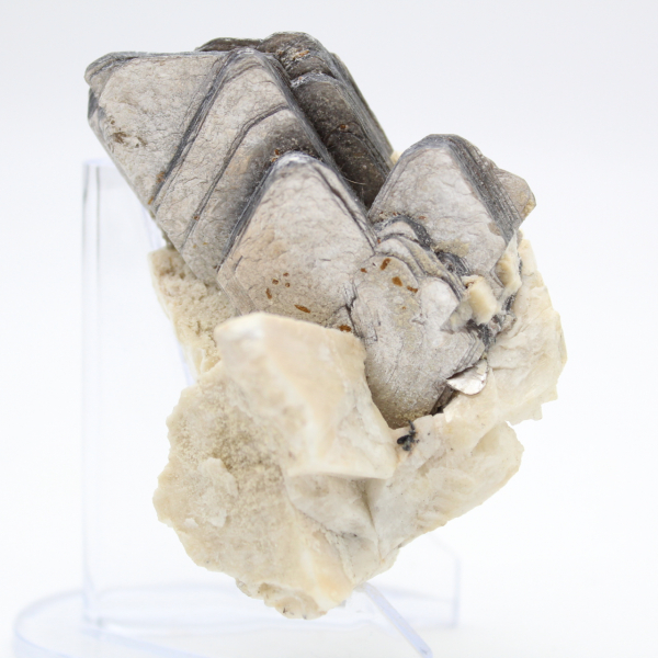 Mica op compacte Afghaanse witte kwarts