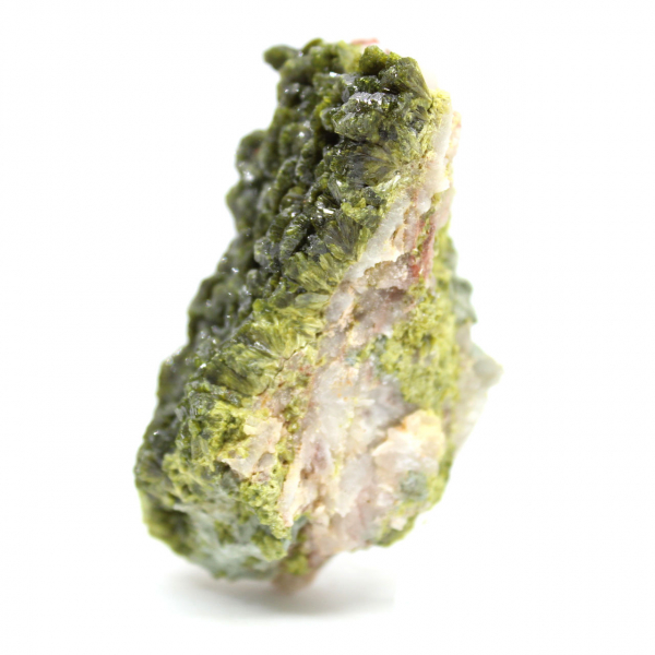 Imilchil groene epidoot, een natuurlijke formatie op ganggesteente