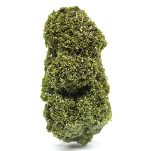 Epidootkristallen uit Marokko op beige matrix